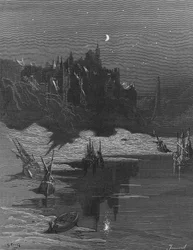 Die erste Vision seines Heimatlandes durch den Seemann, befreit von seiner Trance und aus dem Schlaf erwacht, Szene aus 